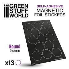 Round Magnetic Sheet 55mm